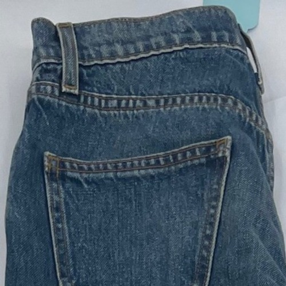 DOEN High Rise Straight Leg Jeans 25 Blue Good Organic Cotton - Picture 3 of 7